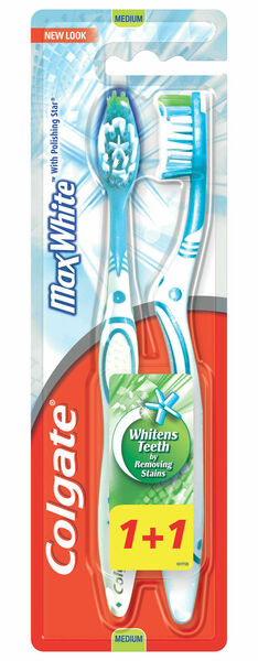 Colgate Zubní kartáček Max White střední 1+1 porovnat ceny