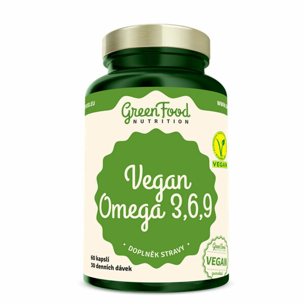 GREENFOOD NUTRITION Vegan omega 3,6,9 60 kapslí porovnat ceny