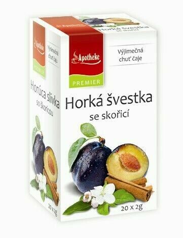 Apotheke Horká švestka se skořicí čaj 20x2g n.s. porovnat ceny