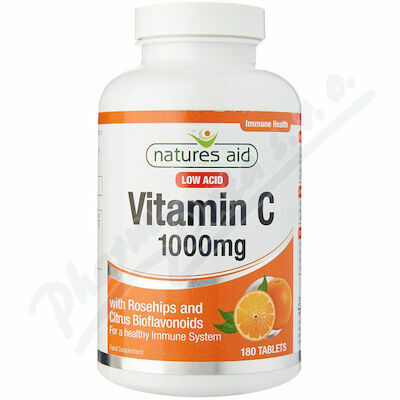Natures aid  Vitamín C 1000mg 180 tablet porovnat ceny