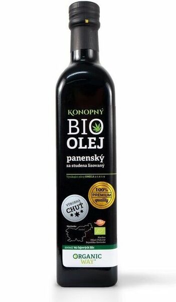 Organic Way  Bio Konopný olej panenský 500ml porovnat ceny