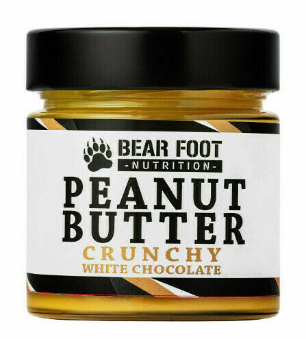 Bear Foot Nutrition  BF-arašídový krém s bílou čokoládou a kousky arašídů 250g porovnat ceny