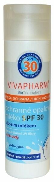 VIVAPHARM Ochranné opalovací mléko SPF30 200ml porovnat ceny