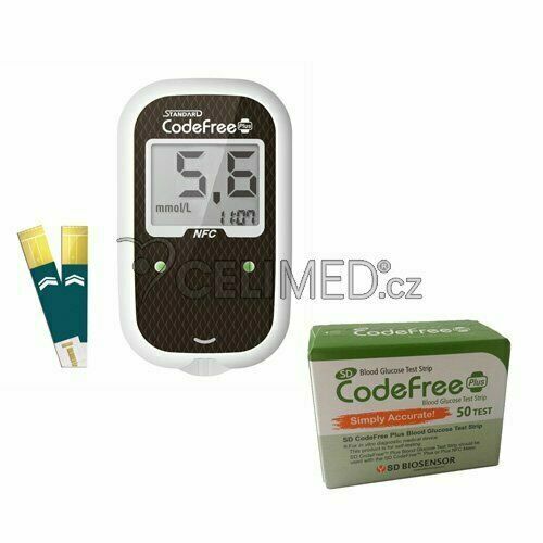 SD Codefree plus Akční Set Glukometr +50proužků porovnat ceny