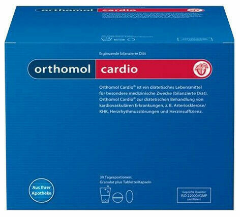 Orthomol Cardio 30 denních dávek porovnat ceny