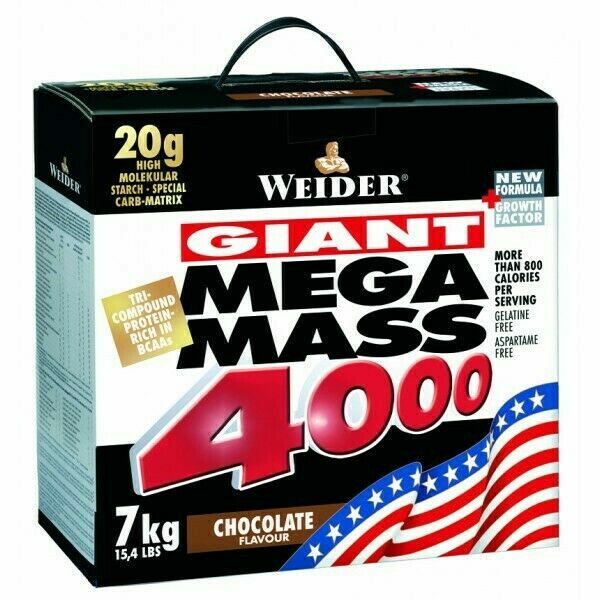 Weider Giant Mega Mass 4000 Gainer čokoláda 7000g porovnat ceny