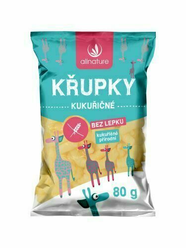 Allnature Kukuřičné křupky 80g porovnat ceny
