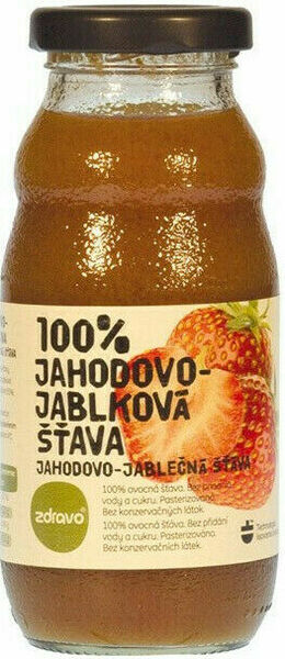ZDRAVO Šťáva 100% jahodovo-jablková 200ml porovnat ceny