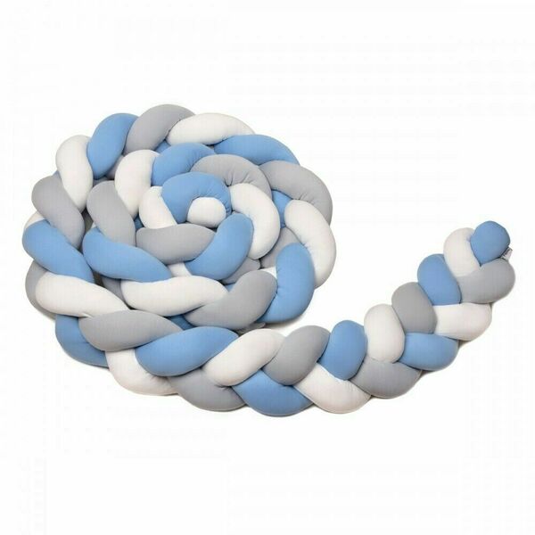 T-tomi Pletený mantinel 360 cm, white + grey + blue porovnat ceny