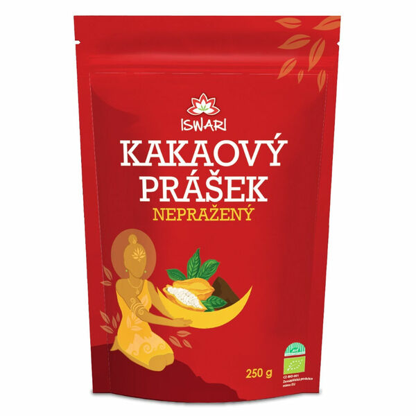 ISWARI Kakaový prášek nepražený BIO 250 g porovnat ceny