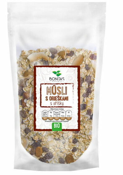 BONITAS BIO Musli oříškové 300g porovnat ceny