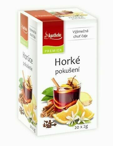 Apotheke Horké pokušení čaj 20x2g n.s. porovnat ceny