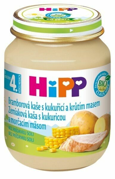 HIPP BABY MENU brambory s kukuřicí a krůtím masem125g porovnat ceny