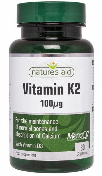 Natures aid  Vitamín K2 (100mcg) 30 tablet porovnat ceny