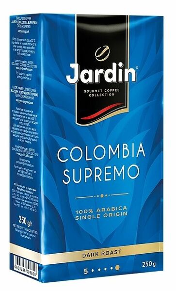 Káva Jardin  JARDIN Arabika Colombia Supremo mletá 250g porovnat ceny