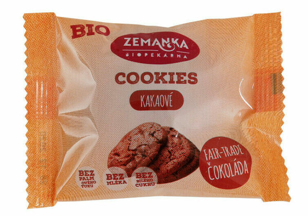 Biopekárna Zemanka  Bio cookies kakaové porovnat ceny