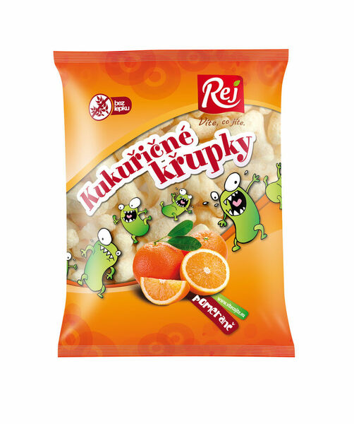 Rej  Kukuřičné křupky pomerančové 90g bezlepkové porovnat ceny