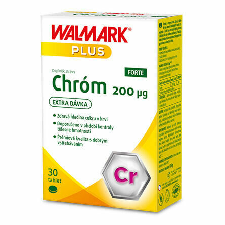 Walmark Chróm FORTE 200mg tbl.30 porovnat ceny