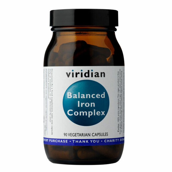 Viridian Balanced Iron Complex 90 kapslí porovnat ceny
