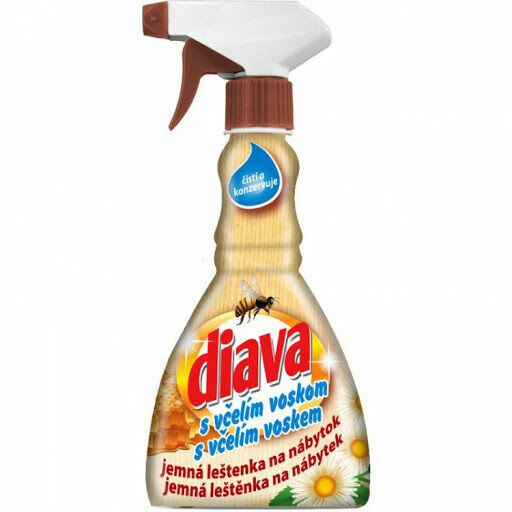 Diava s včelím voskem, pro čištění a leštění nábytku, konzervuje 300ml porovnat ceny