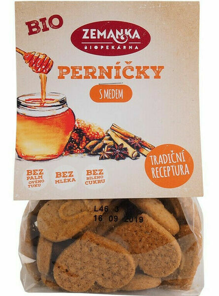 Biopekárna Zemanka  Medové bio perníčky porovnat ceny