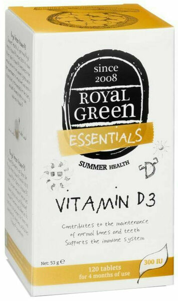 Royal Green  Vitamín D3 120 tablet porovnat ceny