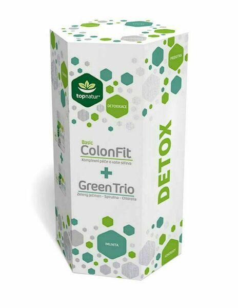 Topnatur DETOX ColonFit Basic + Green Trio 180+180 tablet porovnat ceny