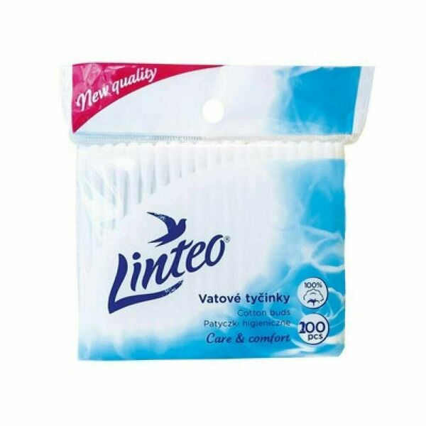 LINTEO Vatové tyčinky v sáčku 200 kusů porovnat ceny