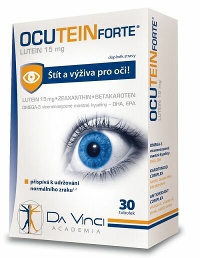 Ocutein FORTE Lutein 15 mg Da Vinci Academia tobolky 30 porovnat ceny