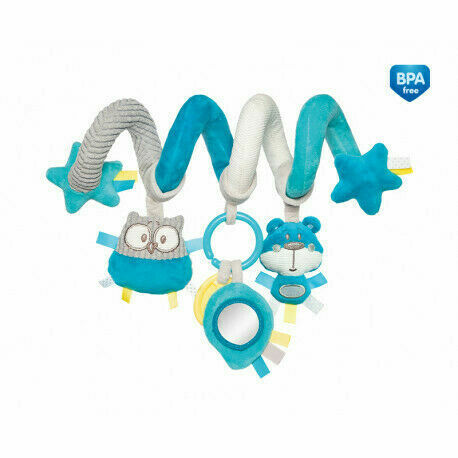 Canpol babies Plyšová spirála do kočárku PASTEL FRIENDS tyrkysová porovnat ceny