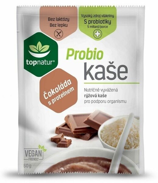 Topnatur Probio kaše protein s čokoládou 60g porovnat ceny