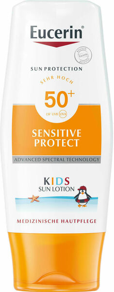 EUCERIN SUN Dětské mléko na op. SPF 50+ 150ml porovnat ceny