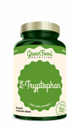 GreenFood Nutrition L-Tryptophan 90cps porovnat ceny