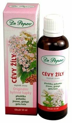 Dr.Popov Kapky bylinné Cévy žíly 50ml porovnat ceny