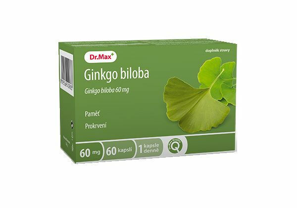 Dr.Max Ginkgo biloba 60 mg 60 kapslí porovnat ceny