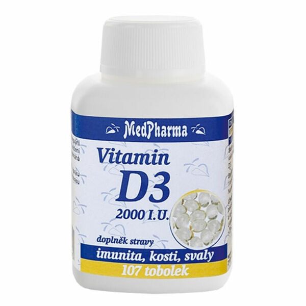 MEDPHARMA Vitamin D3 2000 I.U. 107 tobolek porovnat ceny