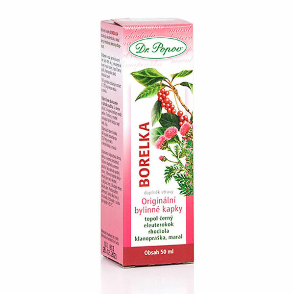 DR.POPOV Kapky bylinné Borelka 50 ml porovnat ceny