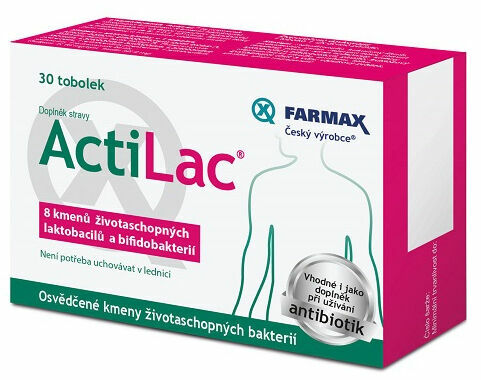 Farmax  ActiLac 30 tobolek porovnat ceny