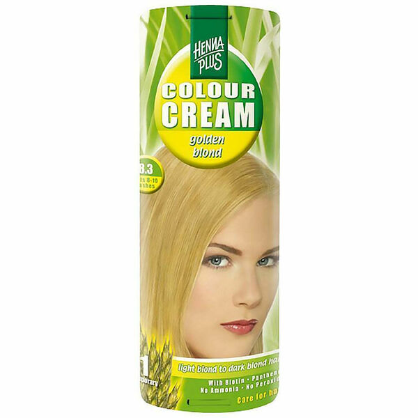 HENNA PLUS Přírodní barva na vlasy krémová ZLATÁ BLOND 8.3 60 ml porovnat ceny