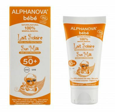Alphanova  Opalovací krém pro miminka SPF 50+, 50 ml BIO porovnat ceny