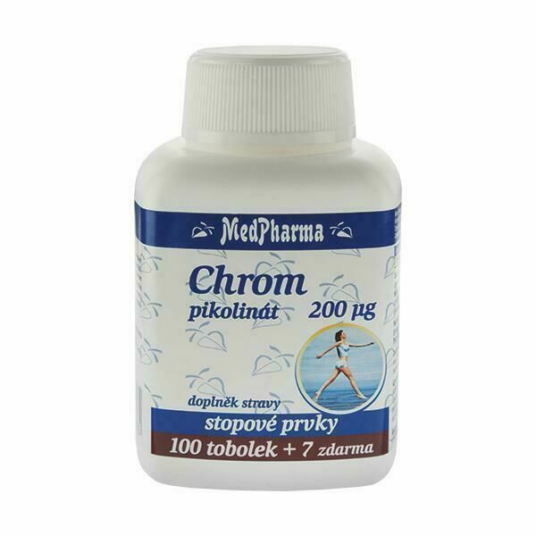 MedPharma Chrom pikolinát 20 µg 107 tobolek porovnat ceny
