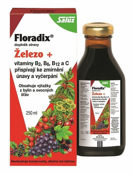 Salus  Floradix Železo+ 250ml porovnat ceny