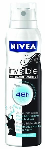 NIVEA BLACK&WHITE PURE deospray 150ml porovnat ceny