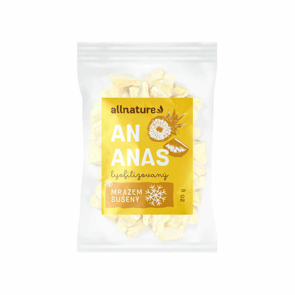 Allnature Ananas sušený mrazem kousky 20g porovnat ceny