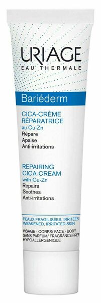 Uriage Bariéderm Regenerační krém s obsahem mědi a zinku 40 ml porovnat ceny