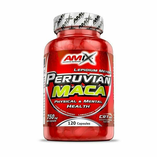 Amix Peruvian Maca 750 mg, 120 kapslí porovnat ceny