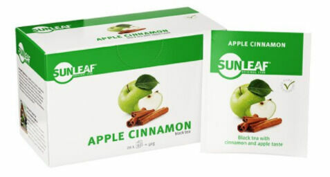 SUNLEAF Ochucený černý čaj Jablko a skořice 20 sáčků porovnat ceny