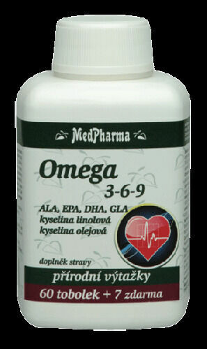 MedPharma Omega 3-6-9, 67 tobolek porovnat ceny