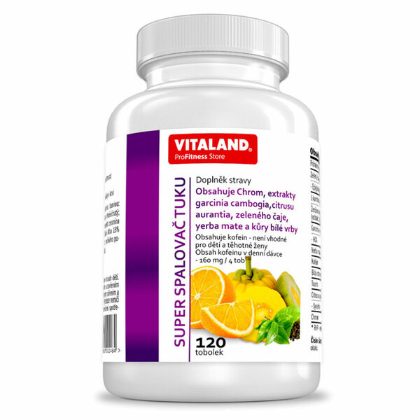 VITALAND Super spalovač tuku 120 tobolek porovnat ceny