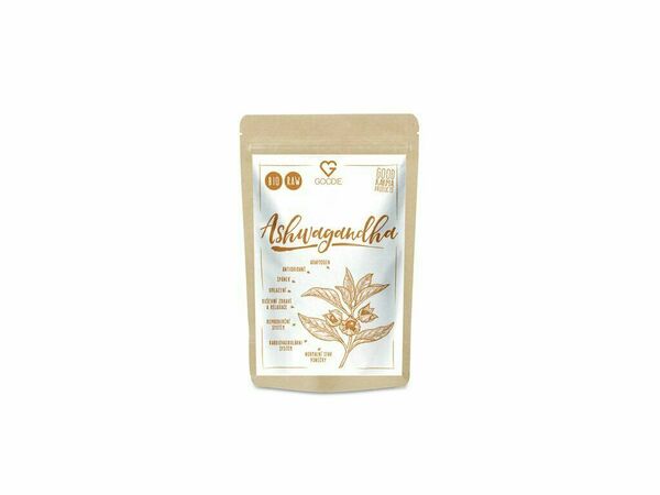 GOODIE Ashwagandha BIO, RAW 150g porovnat ceny